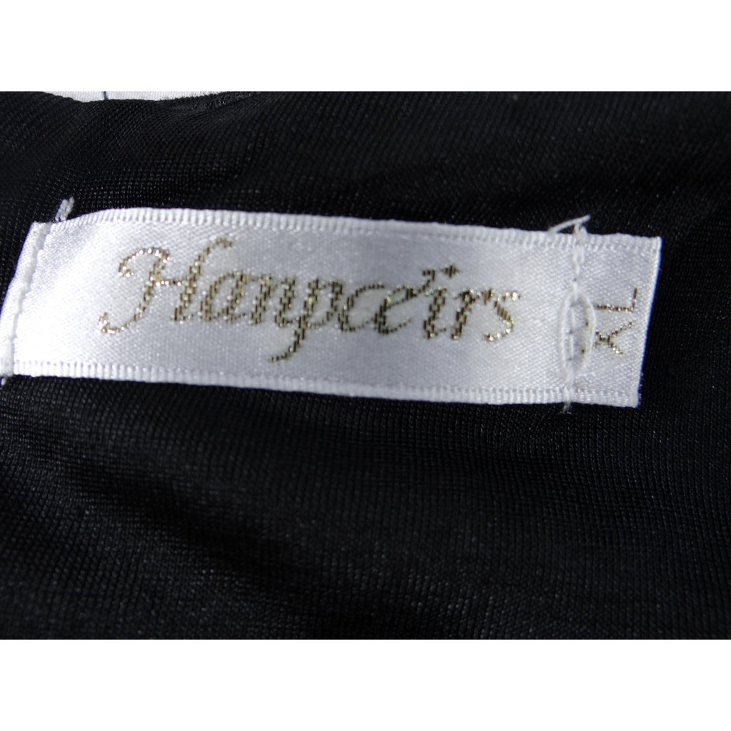 Hanpceirs Black Cap Sleeve Square Neck Fit and Flare Dress Women's XL