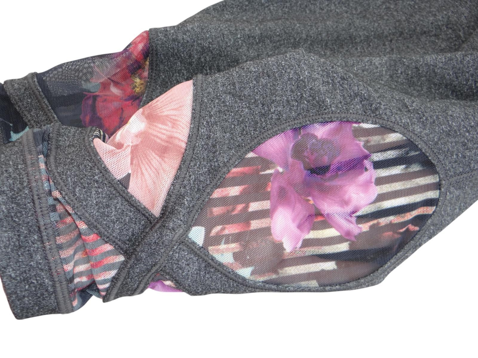 Stylish High-Waisted Leggings with Floral Accents
