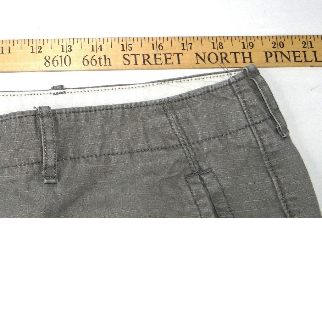 Levi Strauss Co Mens Gray Cargo Shorts W38 Utility Pocket Cotton Blend