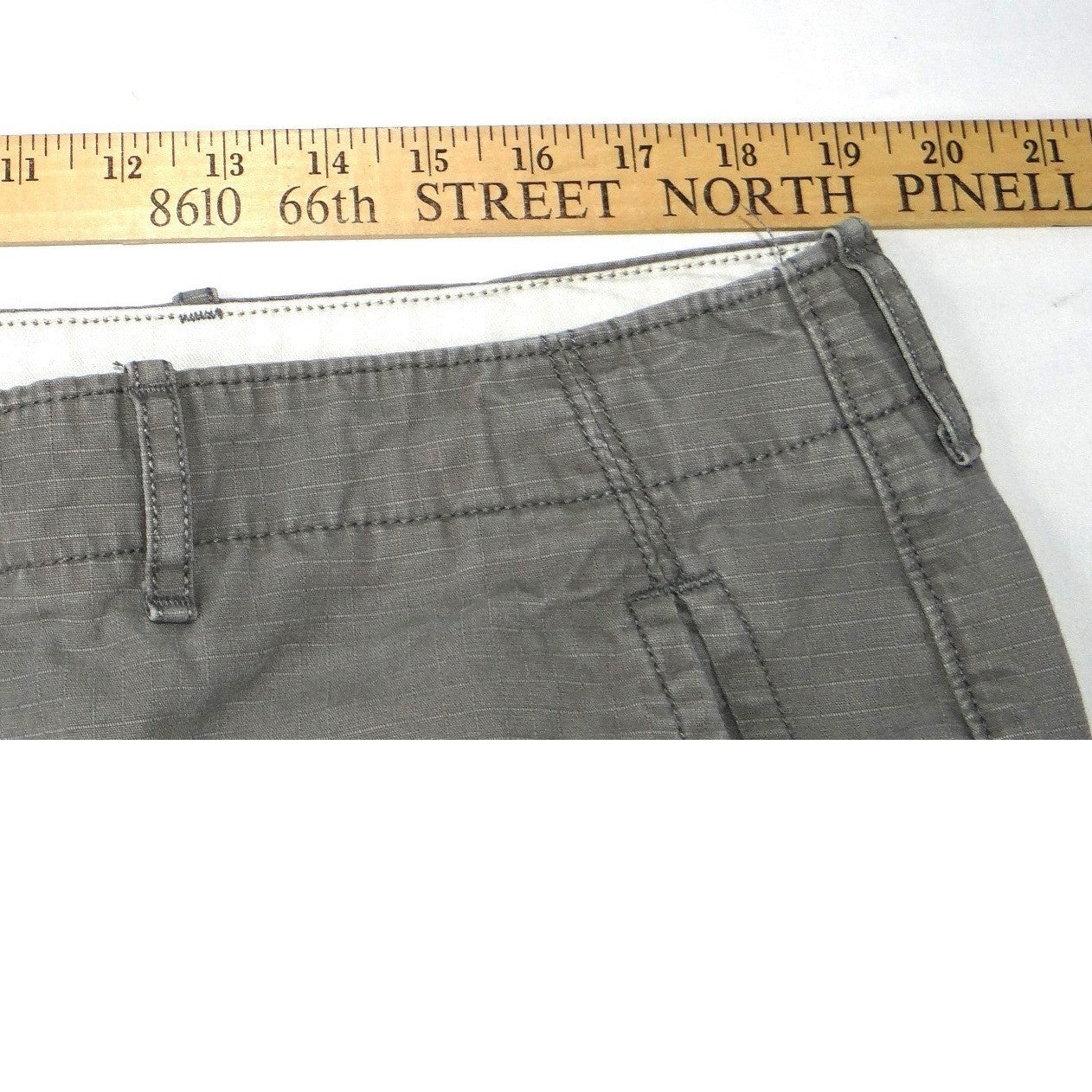 Levi Strauss Co Mens Gray Cargo Shorts W38 Utility Pocket Cotton Blend