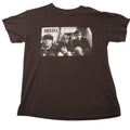 Nirvana Band Photo T Shirt Men's Size Medium Brown Short Sleeve Graphic Tee