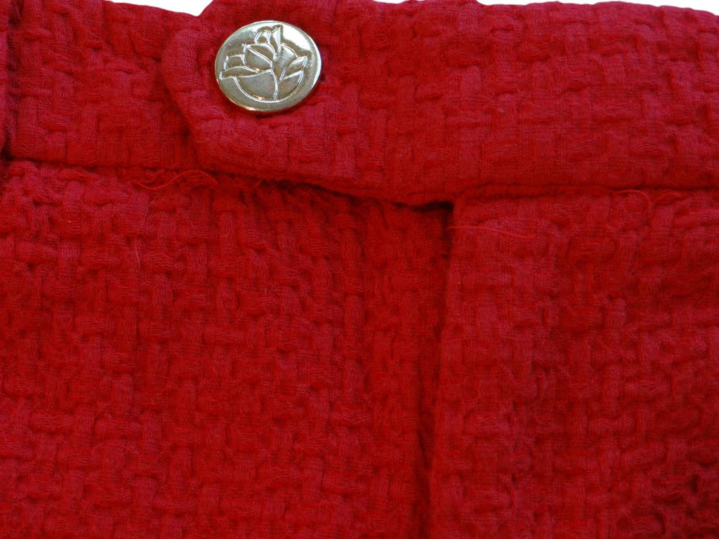 Chic Red Woven Shorts - Perfect for Summer!