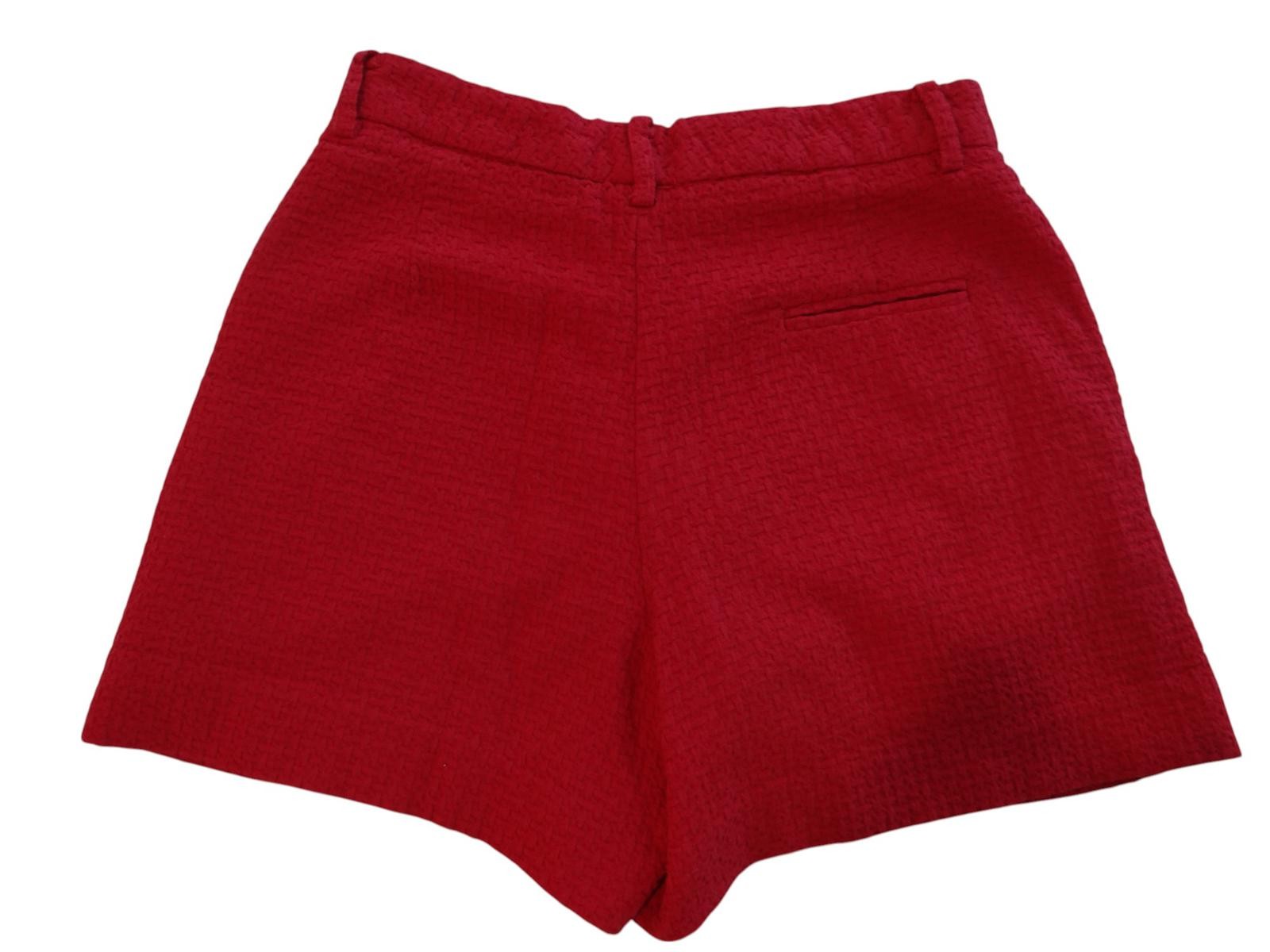 Chic Red Woven Shorts - Perfect for Summer!