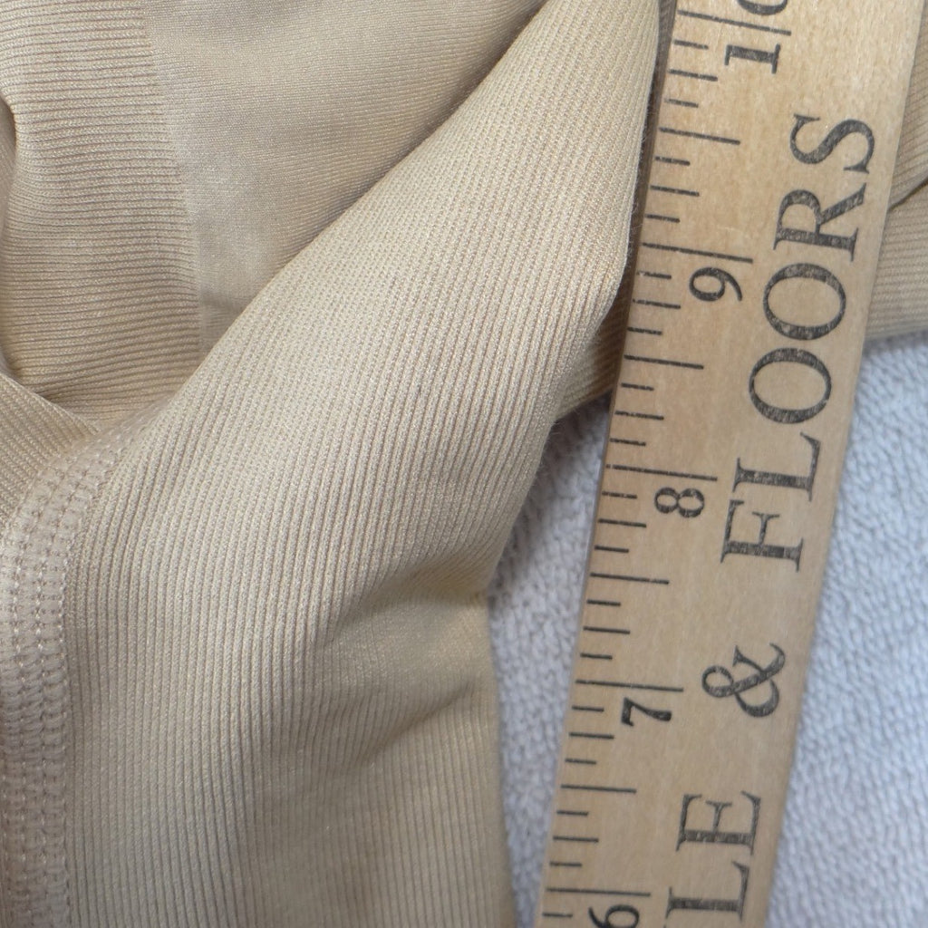 Cacique Womens Ultra High Waist Short Shaper Nude Beige Firm Control