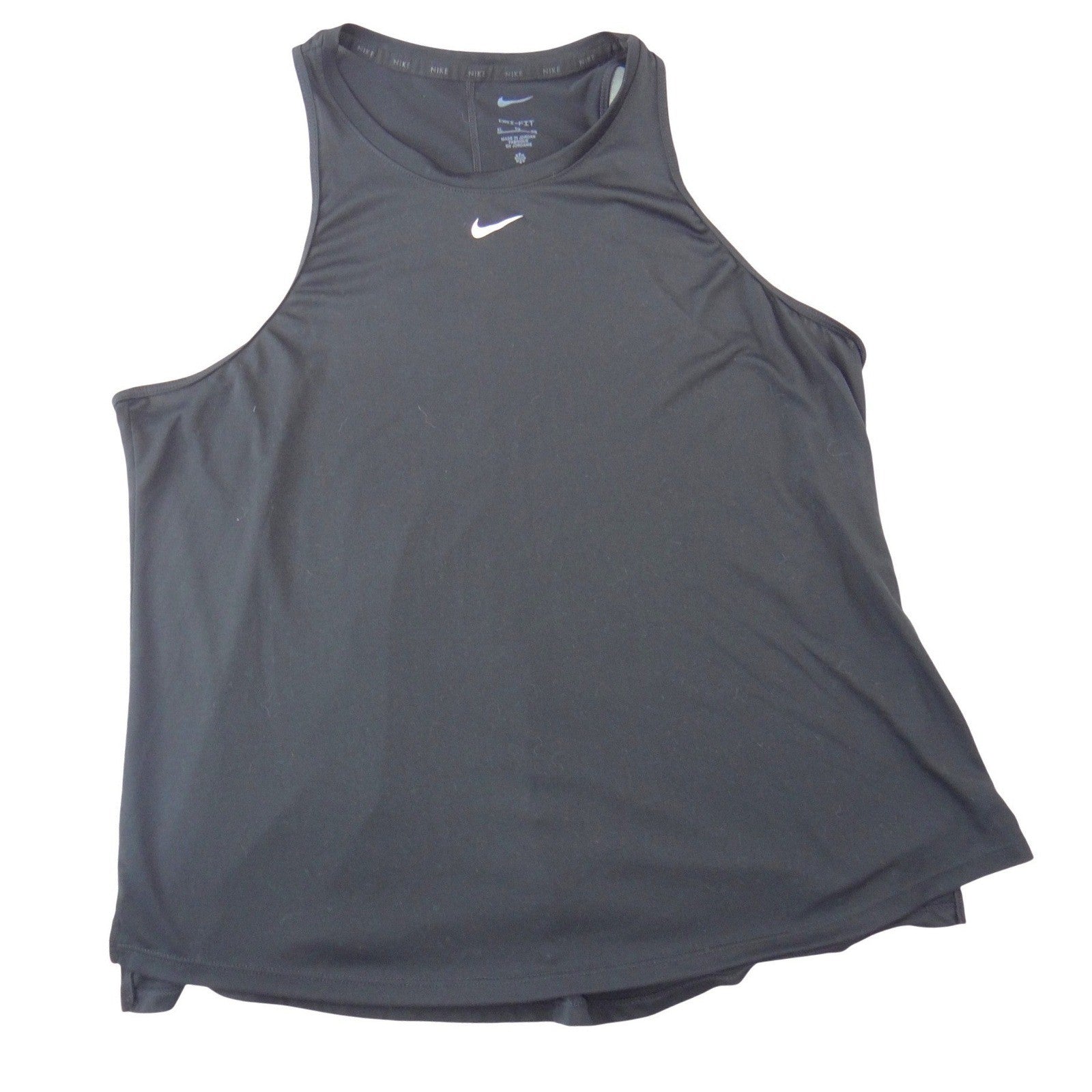 Nike Dri-FIT Womens XL Black Racerback Training Tank Top Sleeveless Shirt 2200