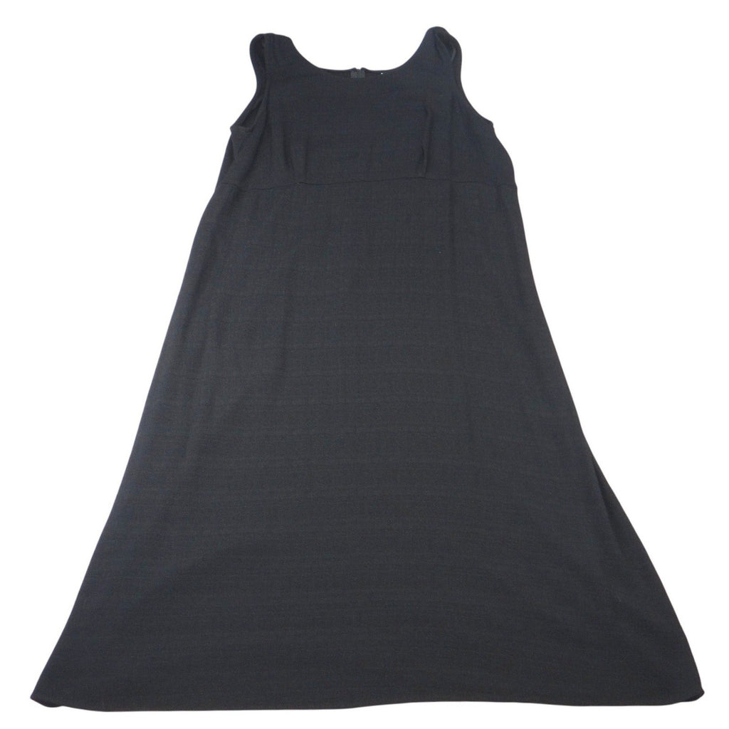 K Woman Black Sleeveless A Line Midi Dress Size 20W Style 891785