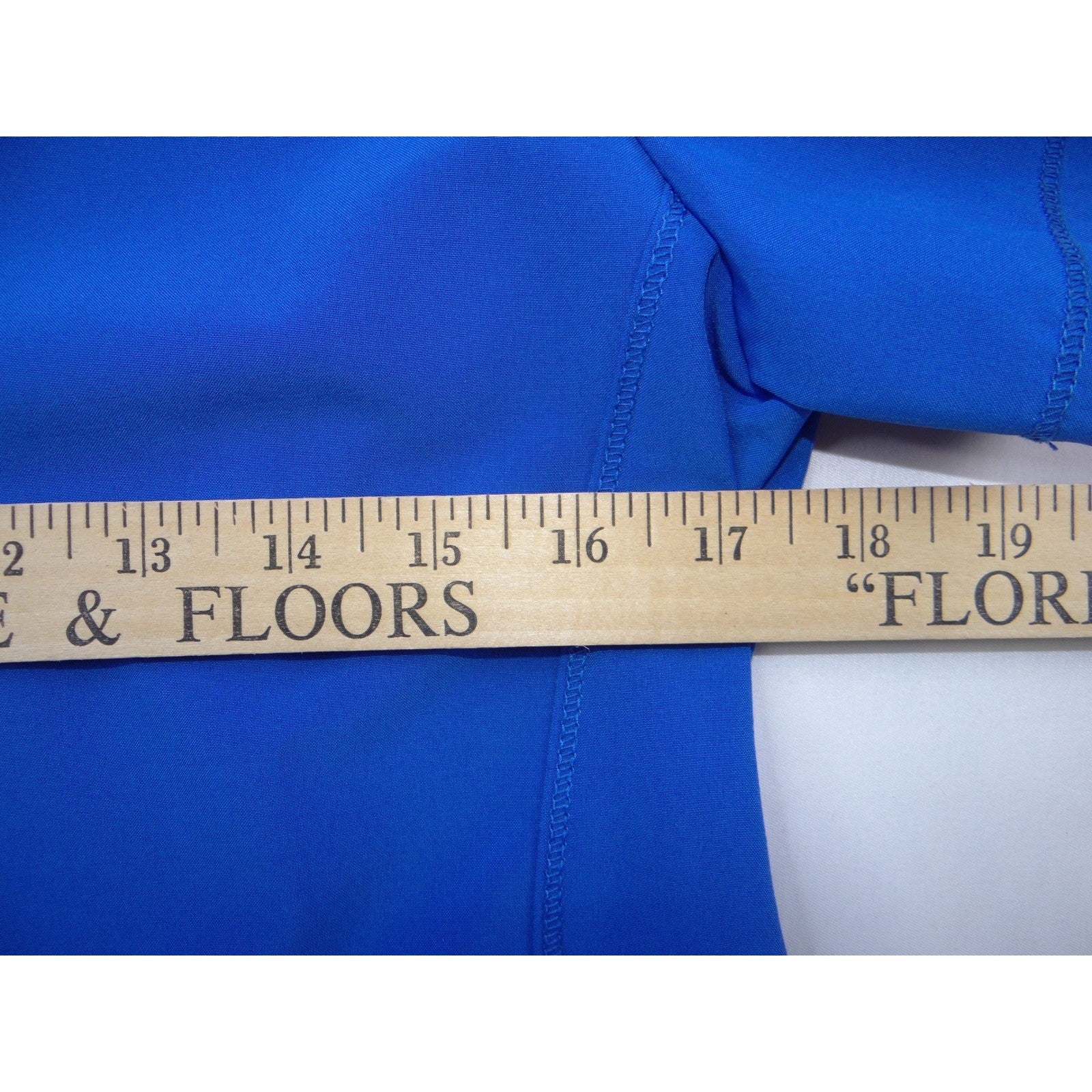 Allura by Cherokee Royal Blue Scrub Set V-Neck Top Small & Zip Jacket Medium