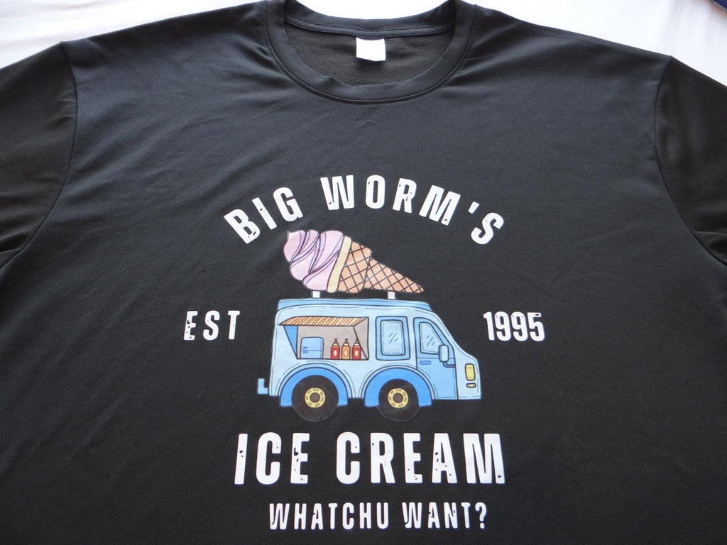 Big Worm's Ice Cream T-Shirt - Vintage Style Graphic Tee