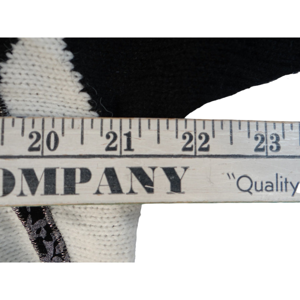 Vintage Alfred Dunner Women's Black White Starbursts Knit Sweater Size L