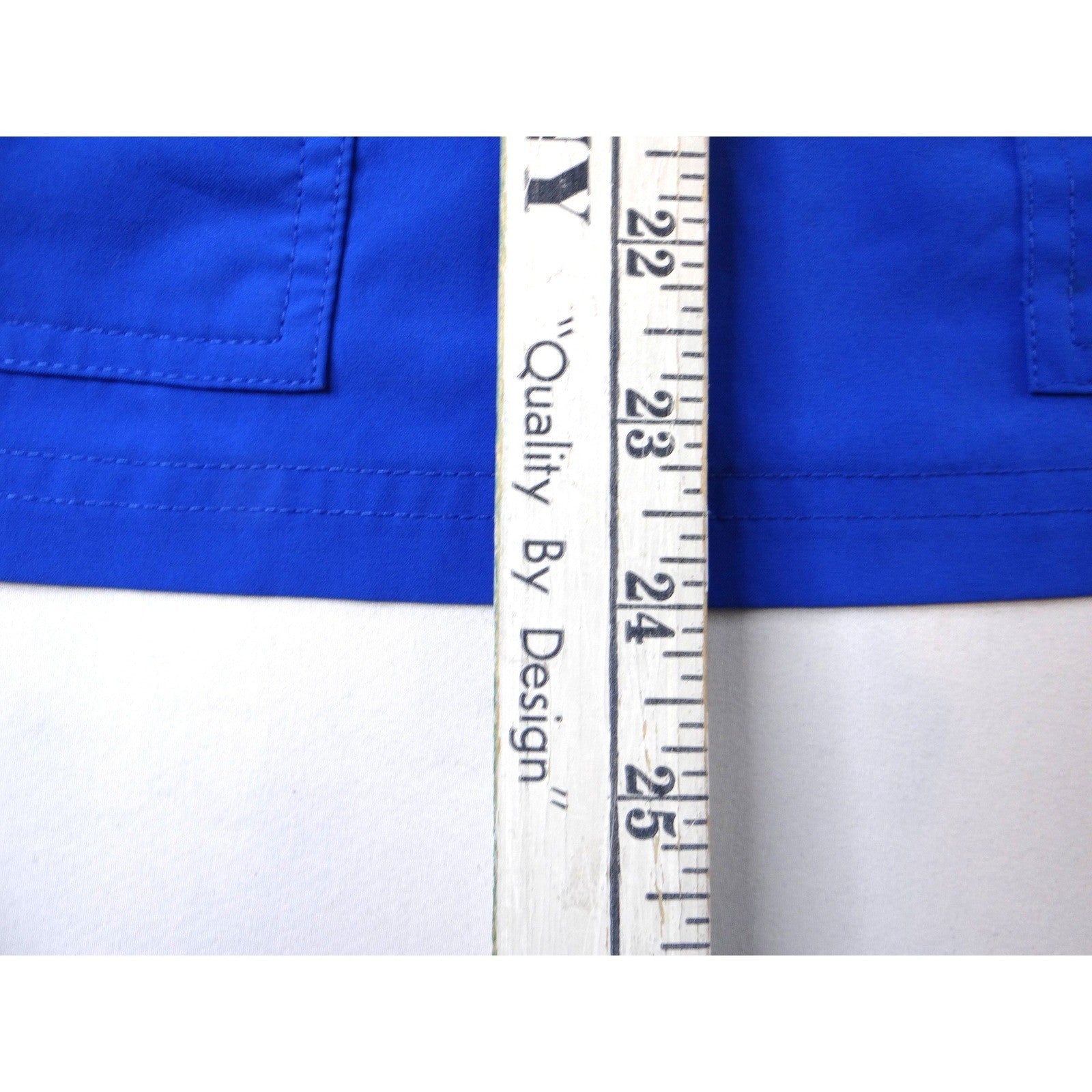 Koi Basics Royal Blue V Neck Scrub Top Short Sleeve Shirt Women's XS