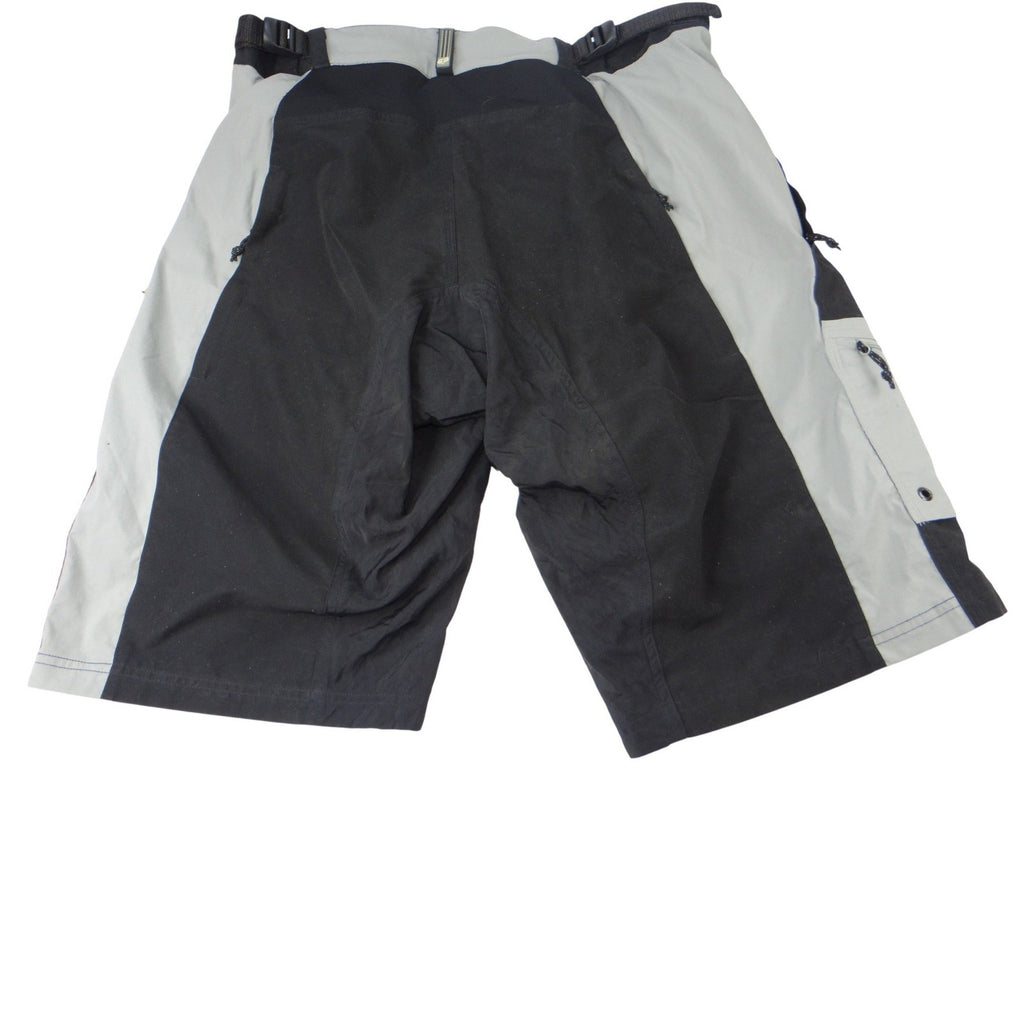 Fox Racing Mens XL Black Gray Mountain Bike Cycling Shorts Padded Liner