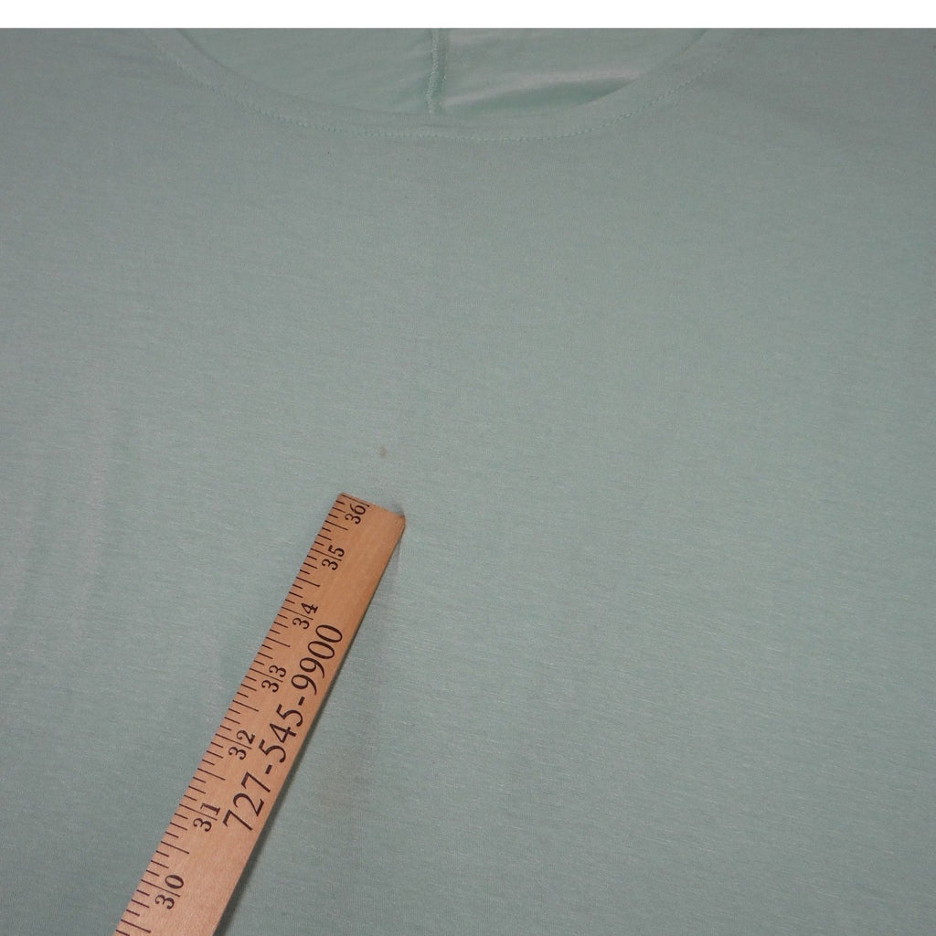 Zenana Outfitters Mint Green Dolman Sleeve Split Shoulder Top Plus Size 1X