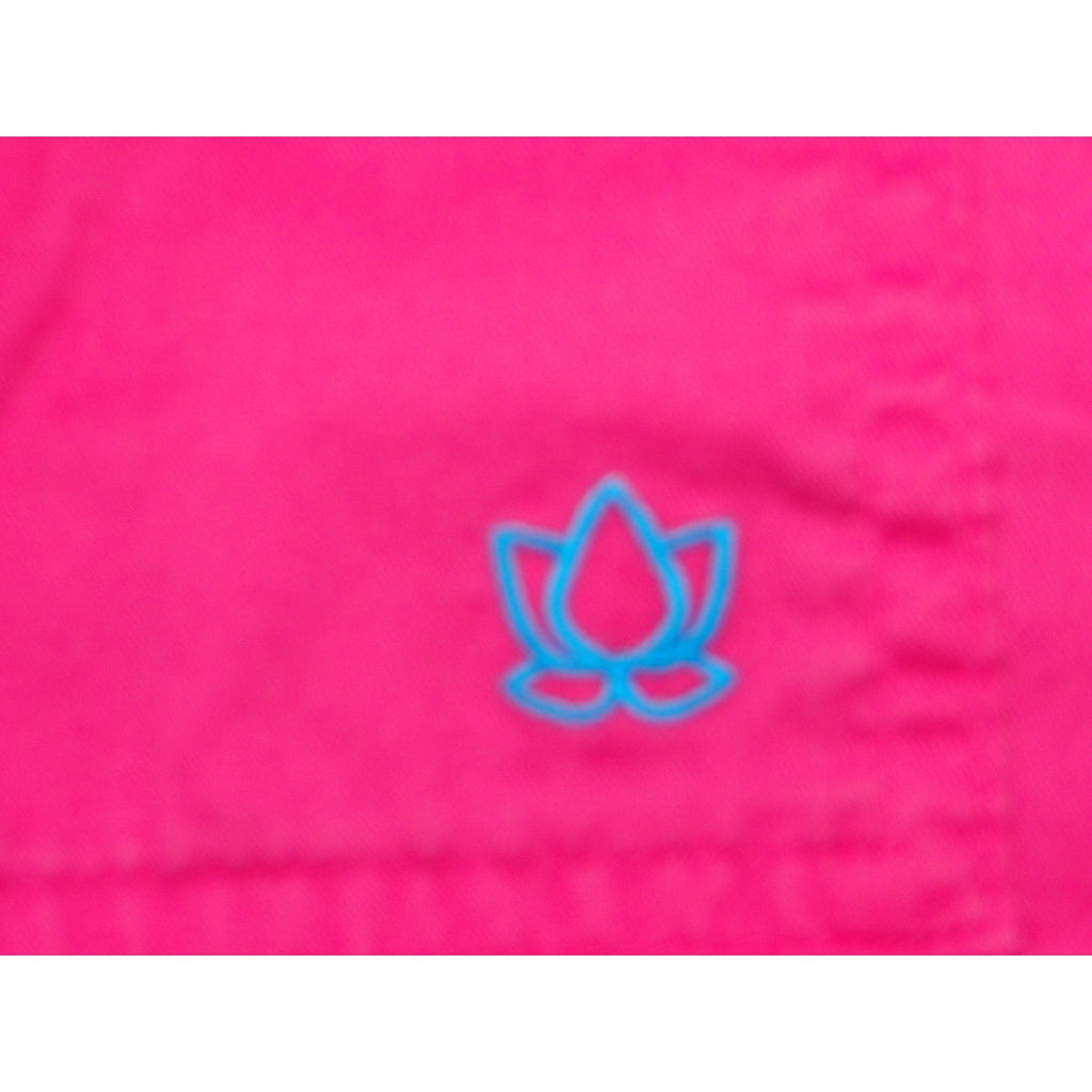 Hot Pink Scrub Pants Women's Cargo Pockets Drawstring Waist