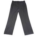 Haggar Mens Straight Fit Dress Pants Black 32x30 Polyester Flat Front Trousers