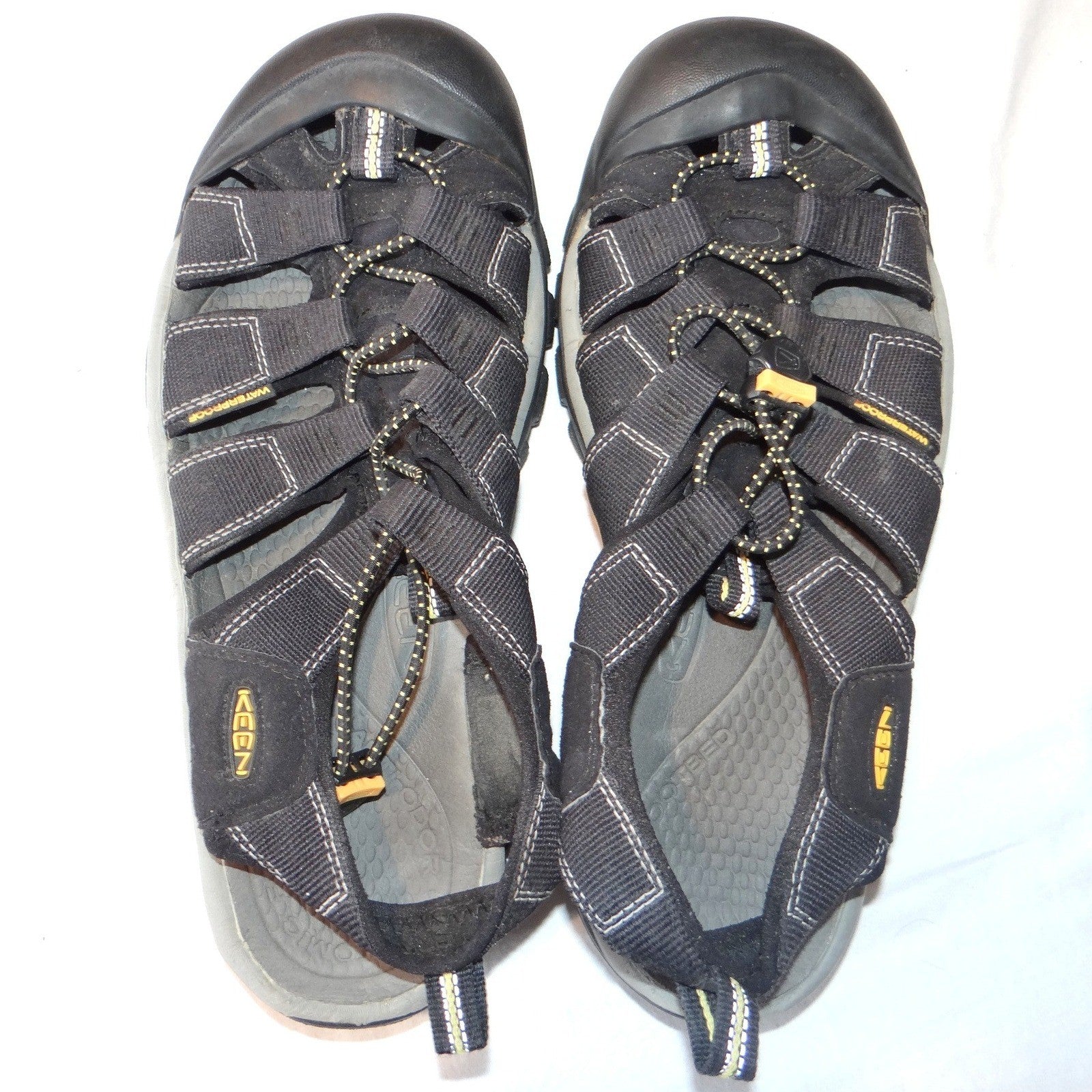 KEEN Men's Water Sandals Newport H2 Black Grey Size 10 Outdoor Sport