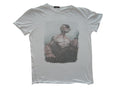 Men's White Graphic T-Shirt with Popeye Print