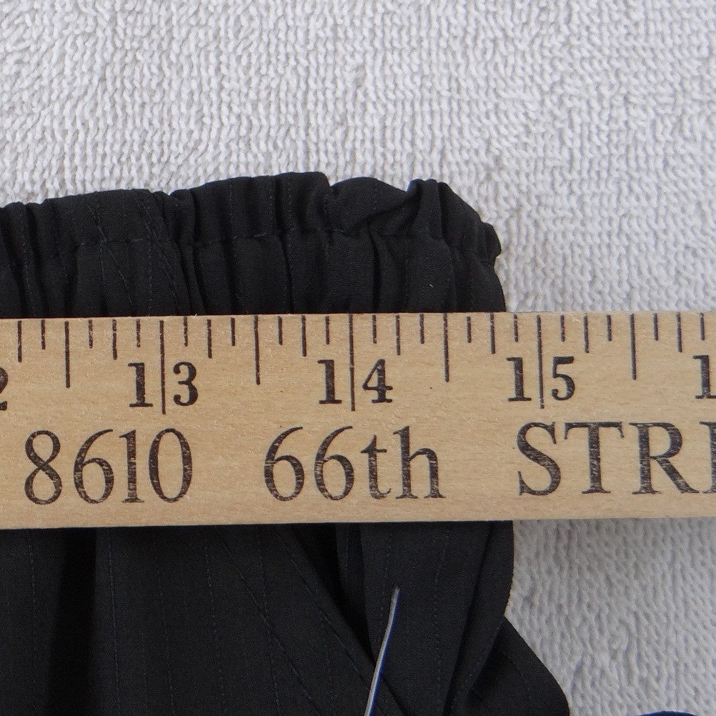NWT-Unique Scrubs Black Cargo Scrub Pants Tapered Fit 4-Way Stretch Size L Women