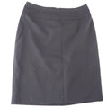 Liz Claiborne Womens Black Stretch Pencil Skirt Size 6 Lined Back Vent Career