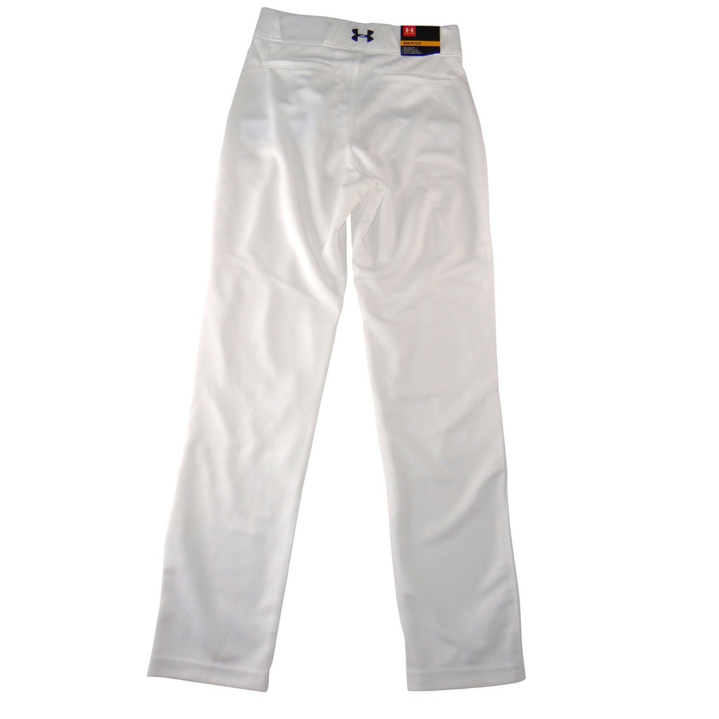 NWT-Under Armour HeatGear Mens Baseball Pants White Loose Fit Small