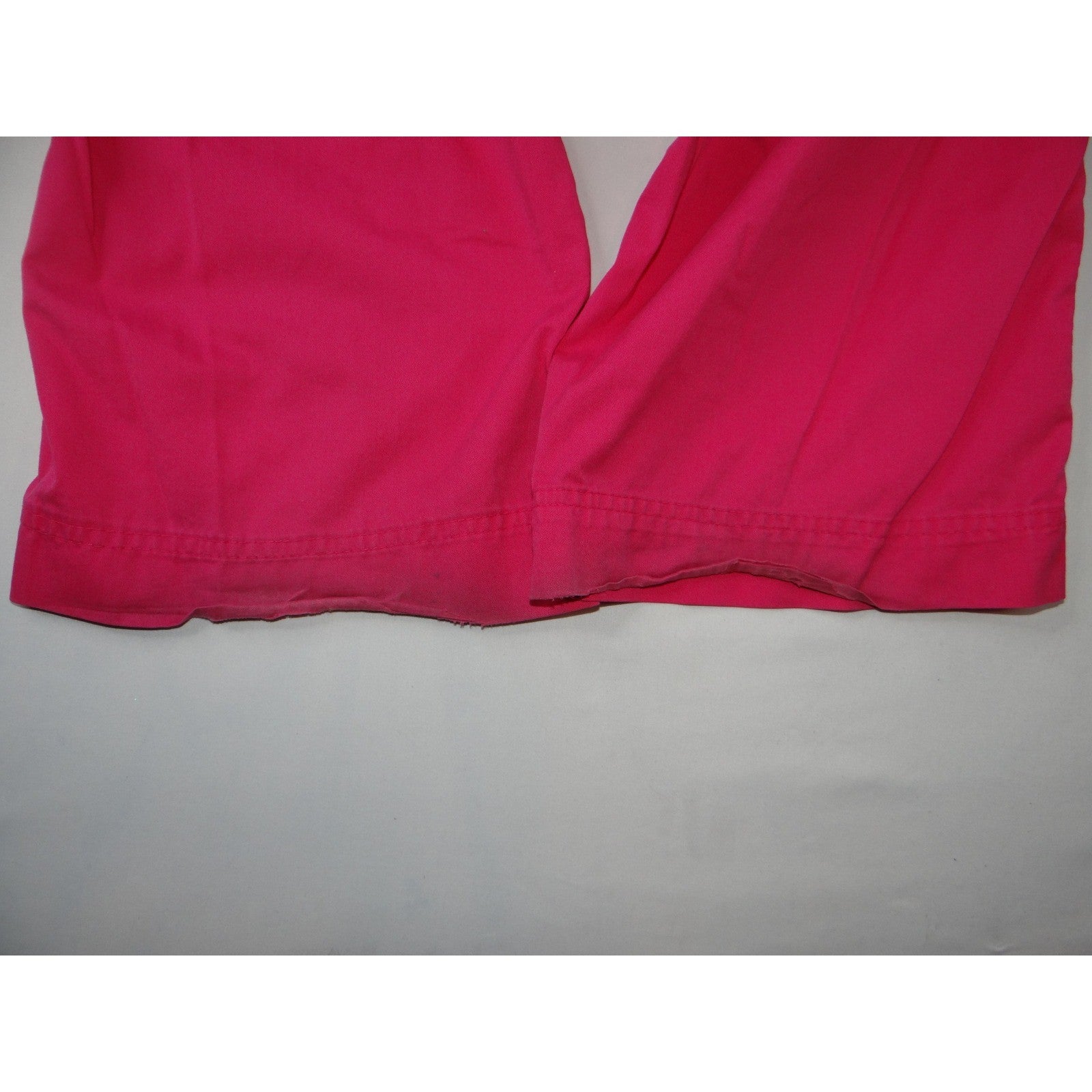 Hot Pink Scrub Pants Women's Cargo Pockets Drawstring Waist