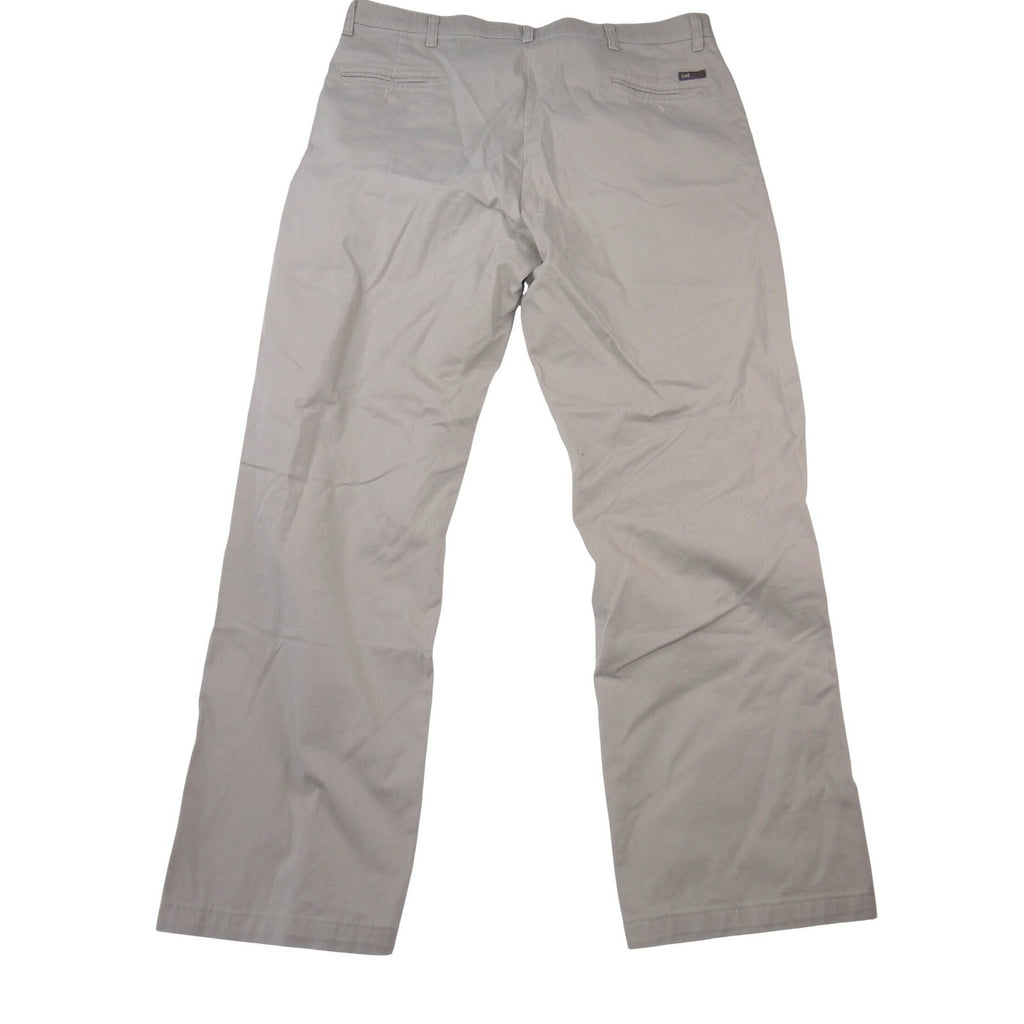 Lee Mens Custom Fit Waistband Khaki Chino Pants Tan 40x32