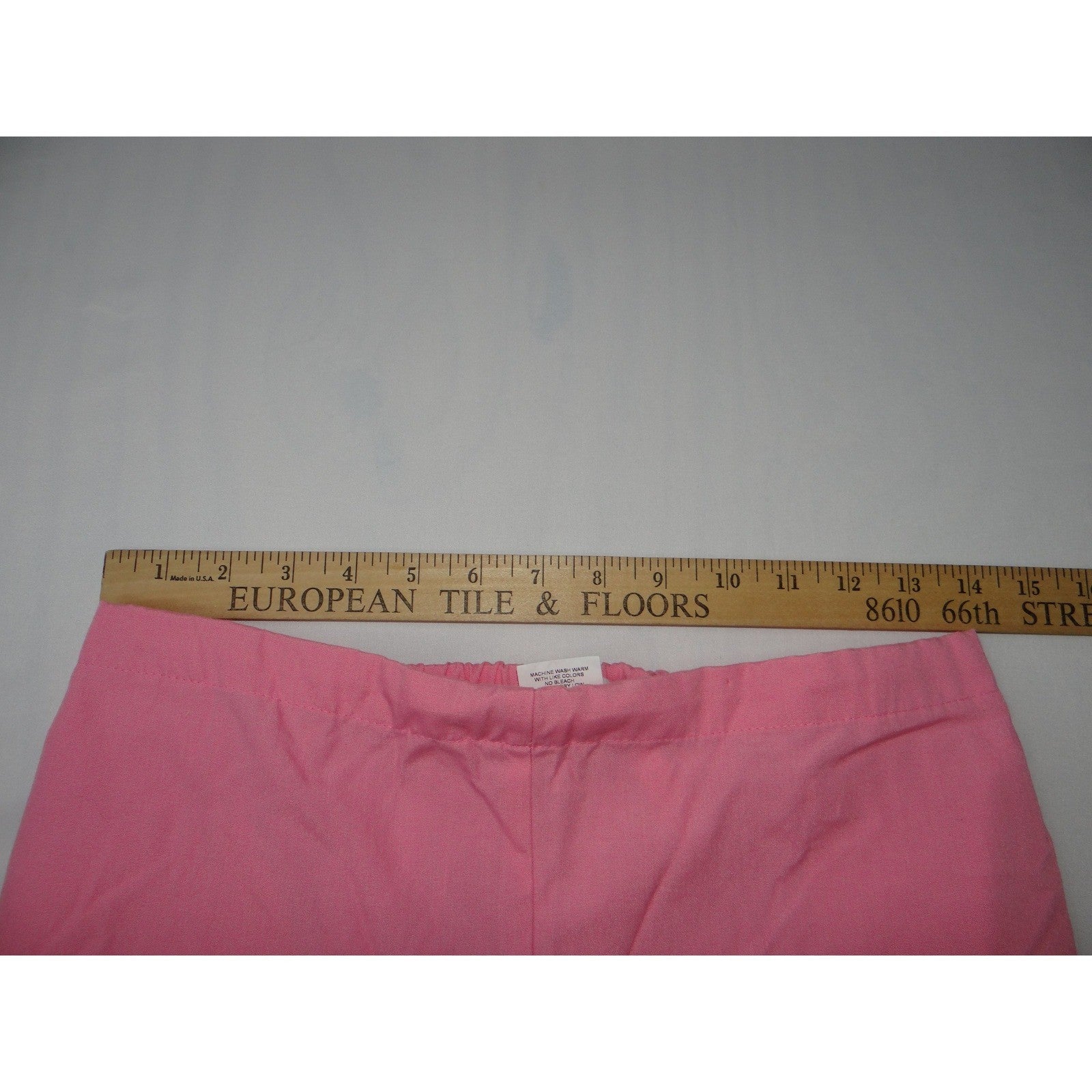 Malibu Doc Pink Wide Leg Scrub Pants Women TXS Elastic Waist Flare Tall