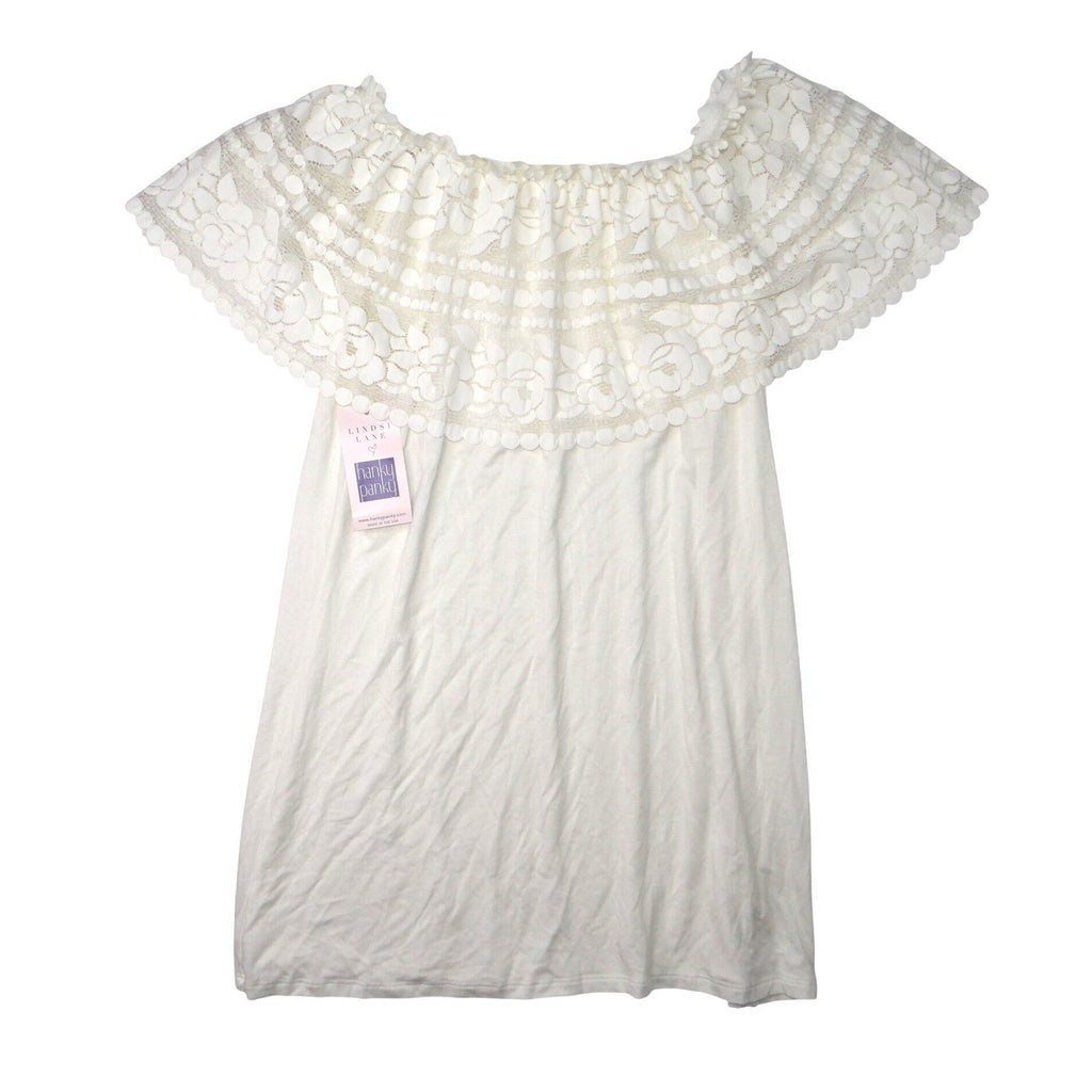 NWT-Hanky Panky X Lindsi Lane Off the Shoulder Cover-Up Dress - Small