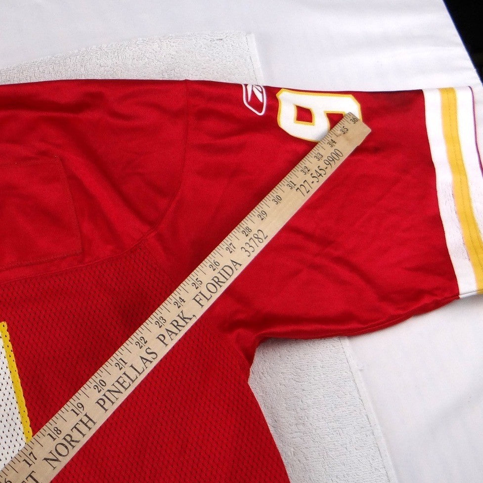 Reebok Kansas City Chiefs Leslie O'Neal 91 NFL Jersey Mens XL Red Mesh Football