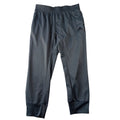 Adidas Mens Athletic Jogger Pants Gray Elastic Waist 3 Stripe Logo