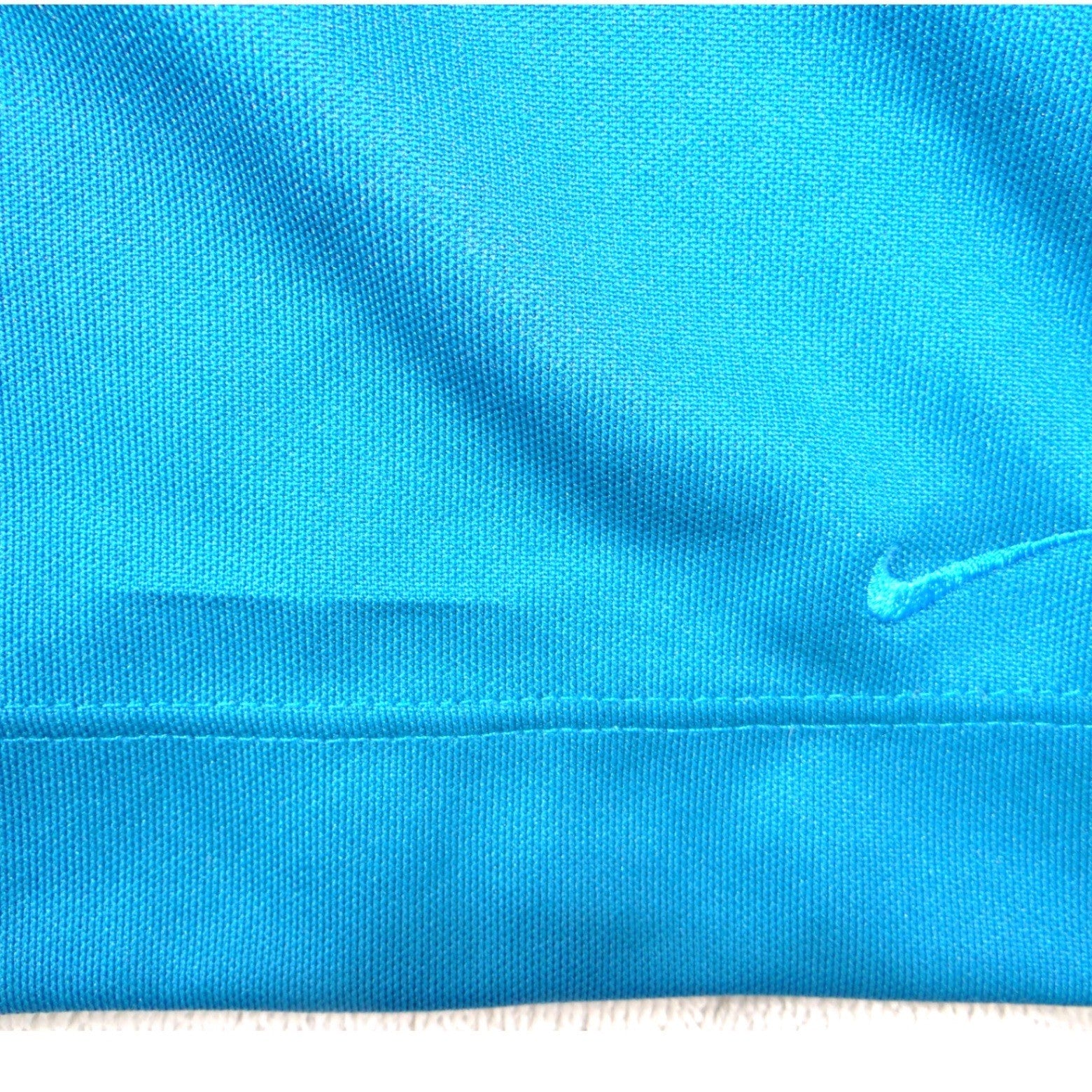 Nike Golf Womens Sleeveless Polo Shirt Teal Blue Fit Dry Medium