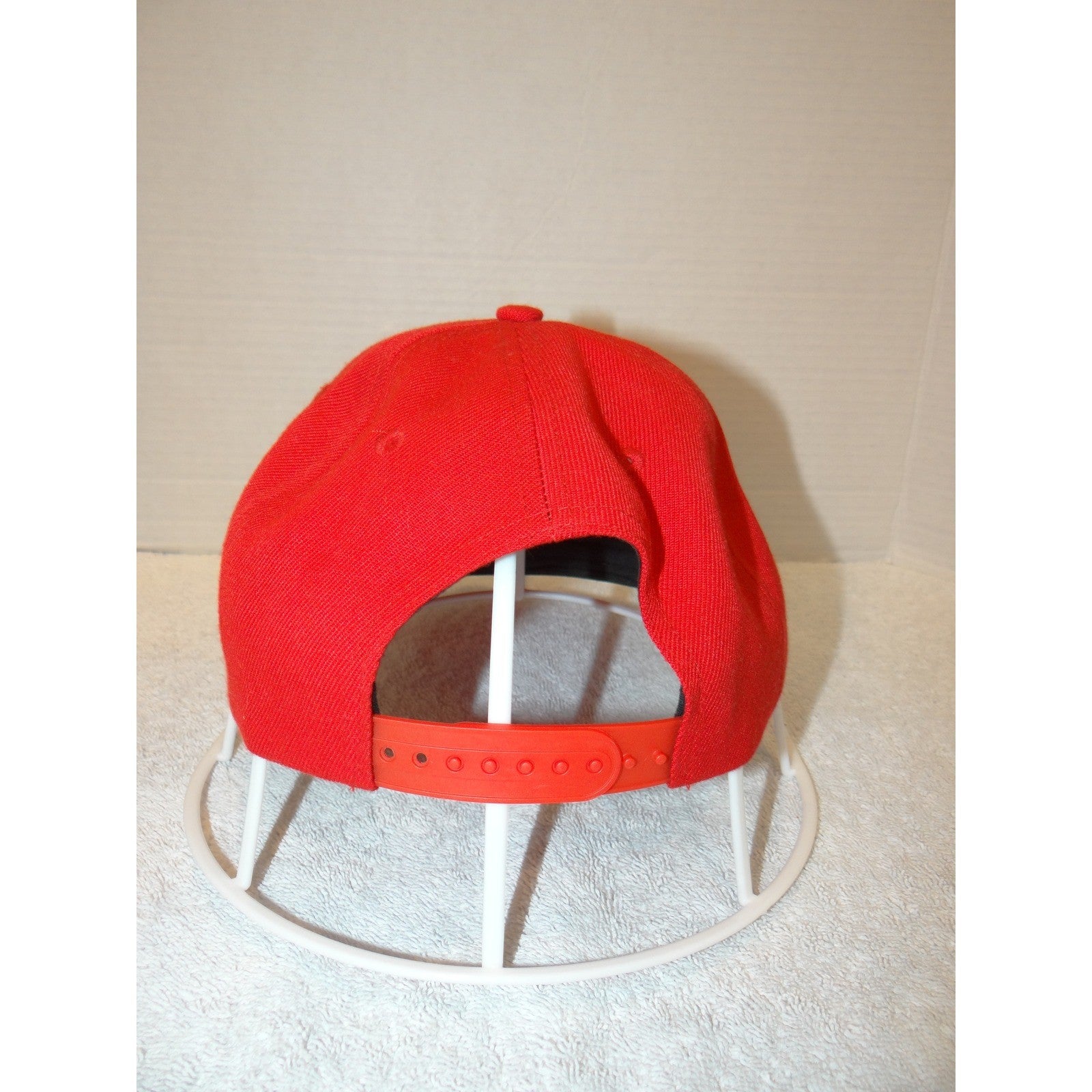 Elope Red Building Block Snapback Hat Customizable Brick Base Plate Flat Brim
