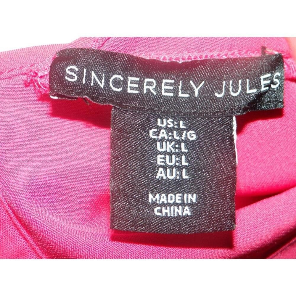 Sincerely Jules Women's PINK Bralette - Size L