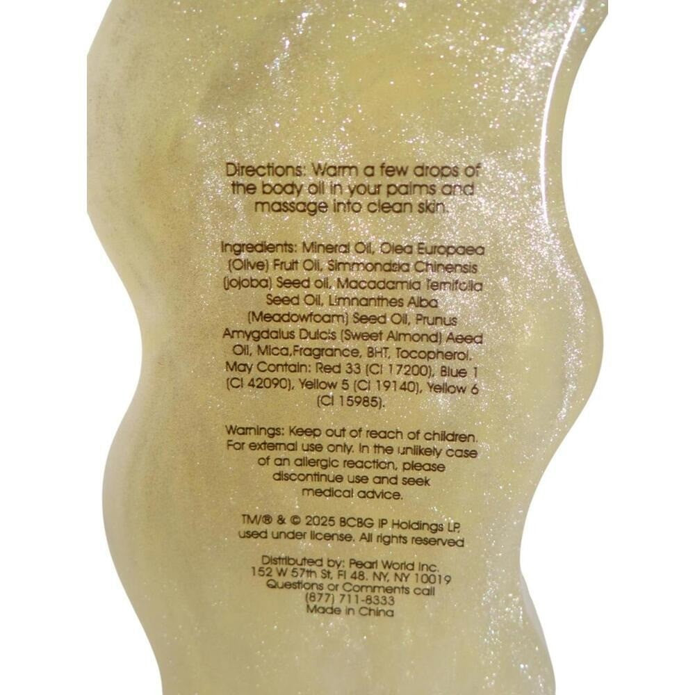 BCBGeneration Shimmer Body Oil Vanilla Bean