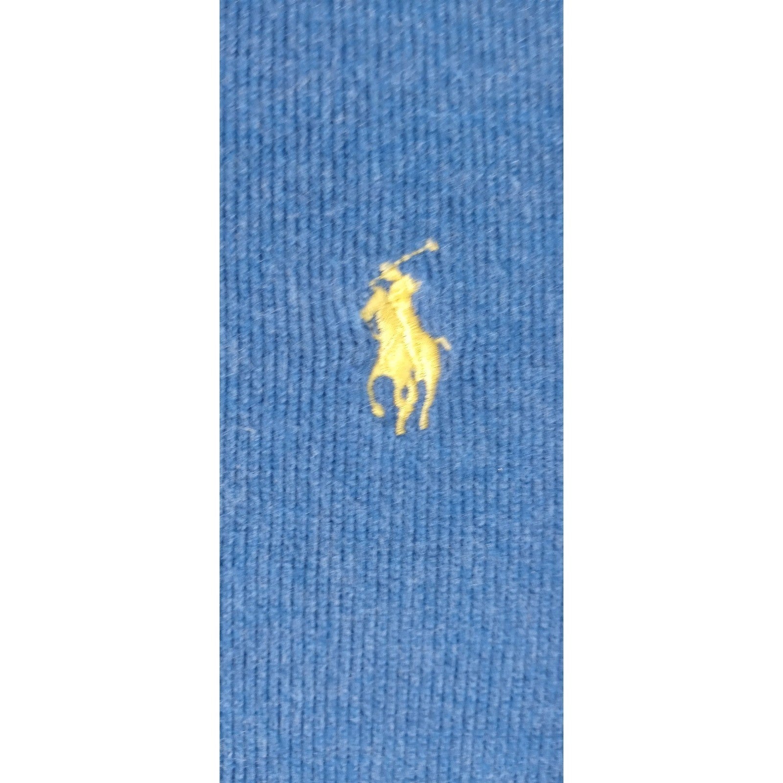 Ralph Lauren Mens Blue Quarter Zip Pullover Sweater Size L