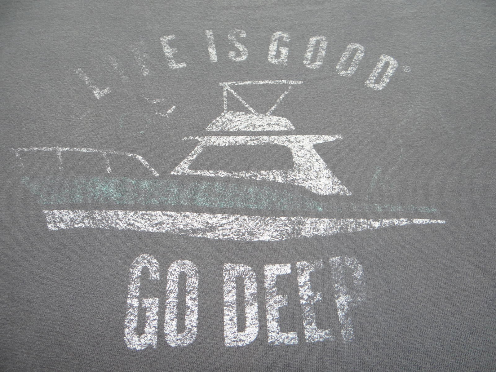 Life is Good Men's Go Deep T-Shirt - Casual Graphic Tee