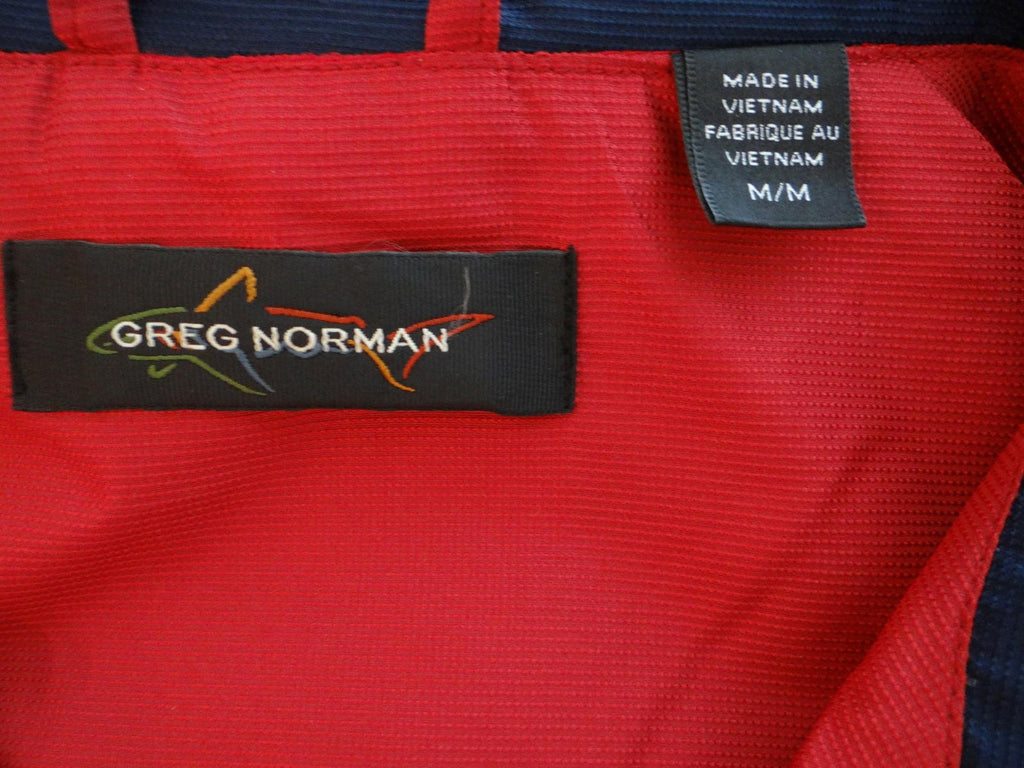 Greg Norman Men's Red Windbreaker Jacket Medium