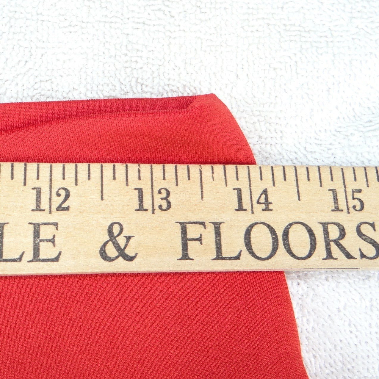 Thalia Sodi Womens Red Stretch Knit Pencil Midi Skirt Size Small High Waist Slit