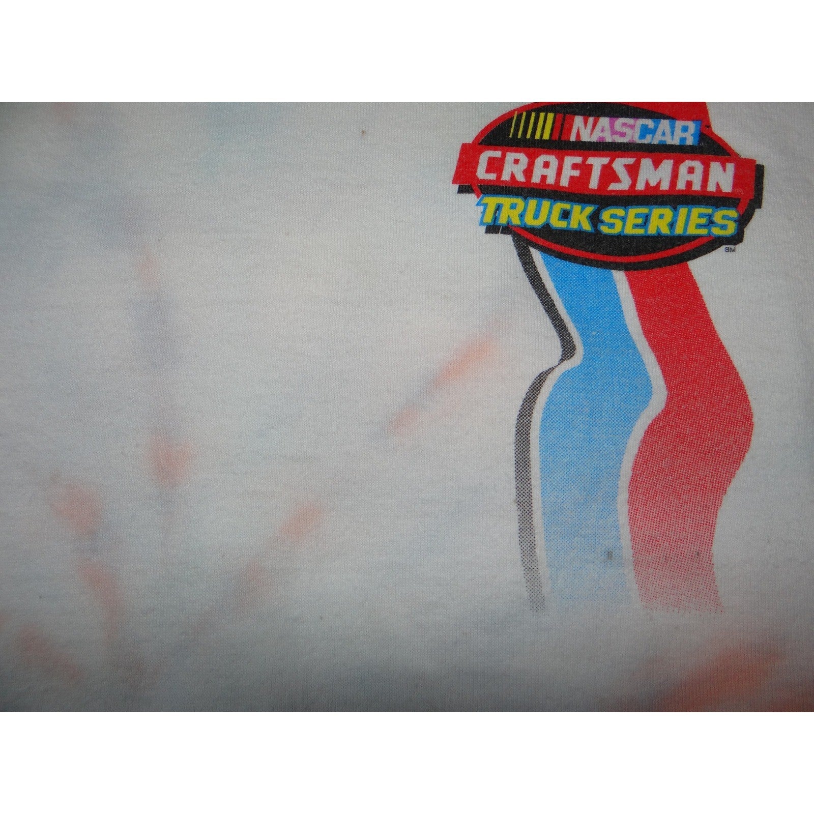 Rare VTG NASCAR Red White Blue Tie-Dye 2000 Craftsman Truck Series T-Shirt XL