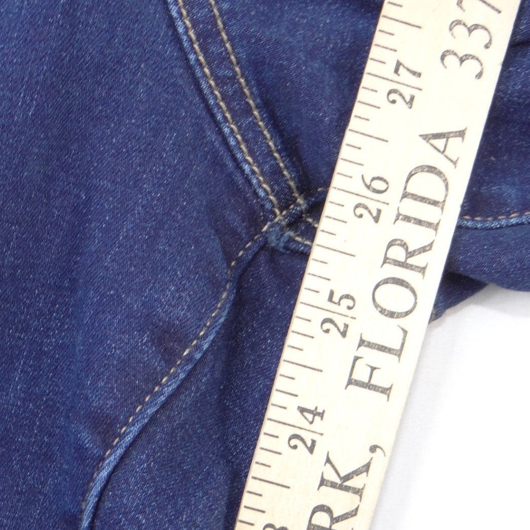 Torrid Super Soft Jeggings Womens 24R Dark Wash Distressed High Rise Skinny Jean