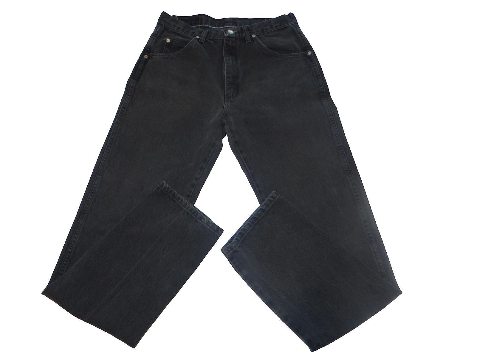 Vintage Wrangler Men's Black Jeans