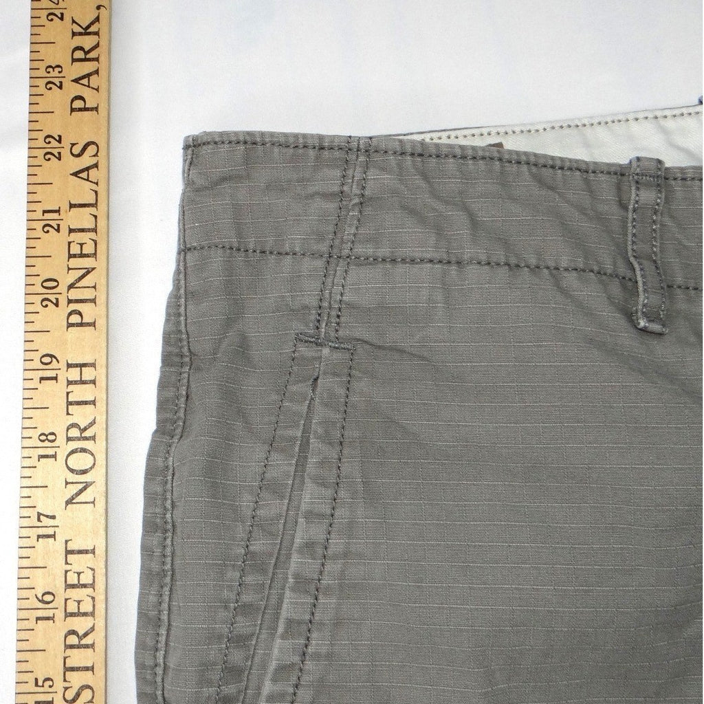 Levi Strauss Co Mens Gray Cargo Shorts W38 Utility Pocket Cotton Blend