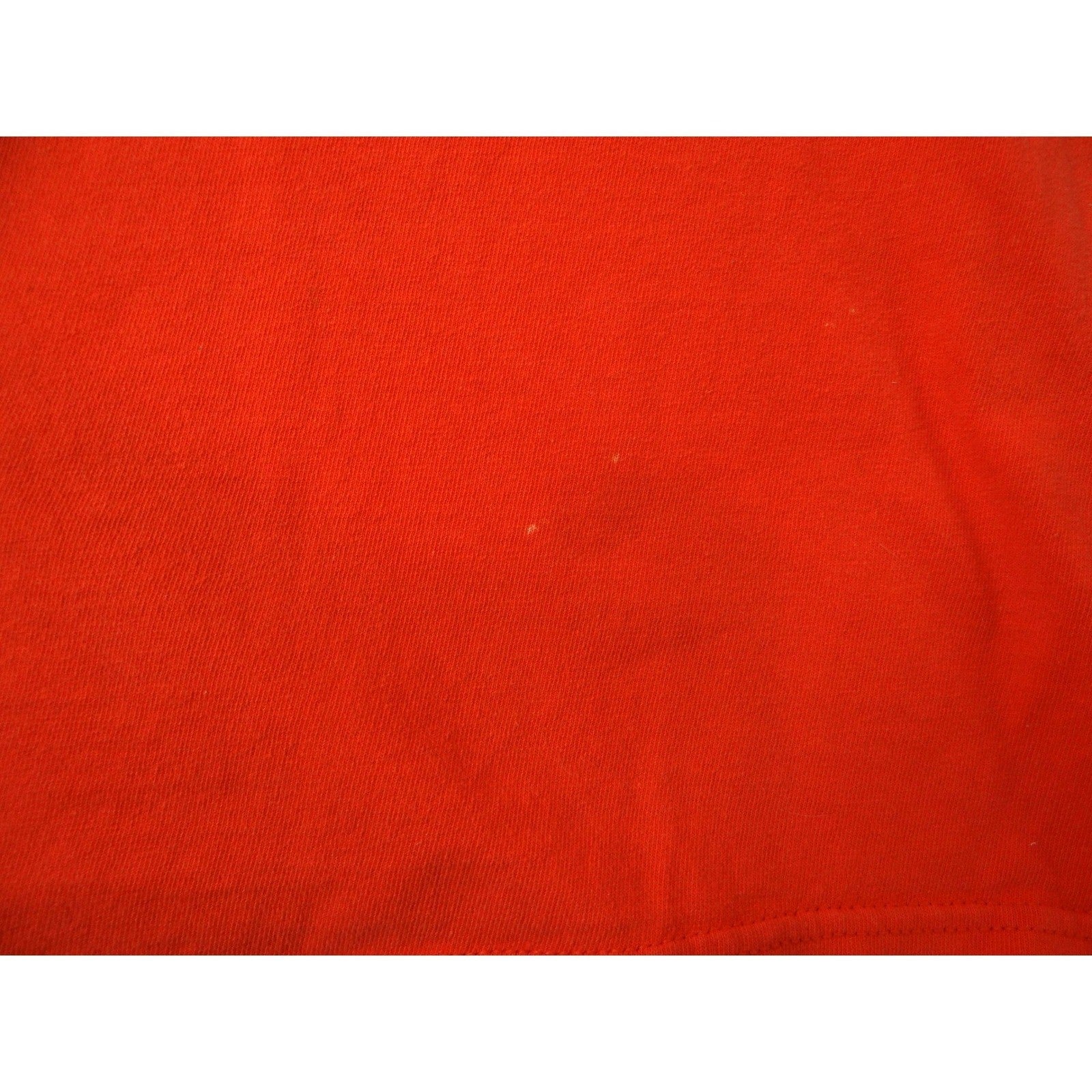 Vintage Orange T Shirt Shook Hardy & Bacon "One Person Can Make A Difference" XL