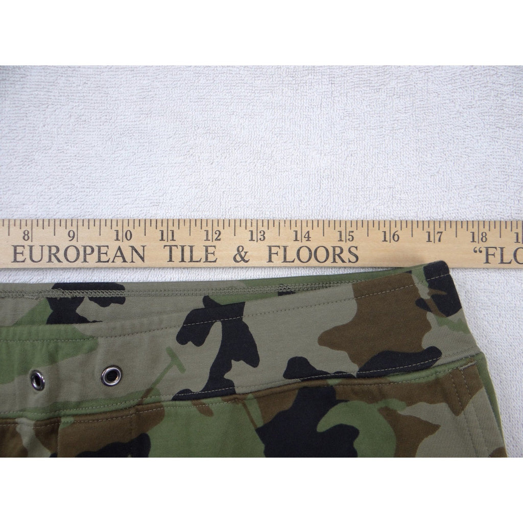 Polo Ralph Lauren Mens Camo Pony Player Jogger Sweatpants Green Brown Large L