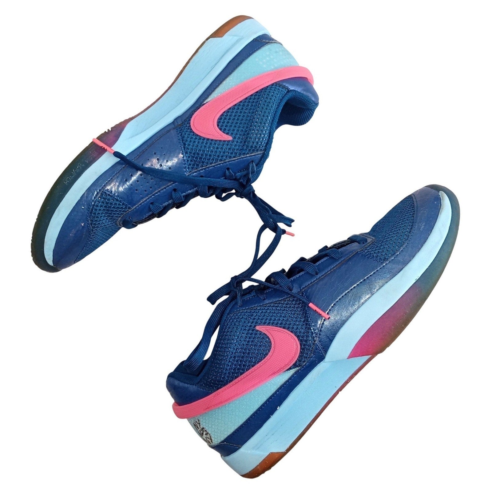 Nike Ja 1 Hunger Game Royal Blue Pink Shoes FV1286-400 Mens 11