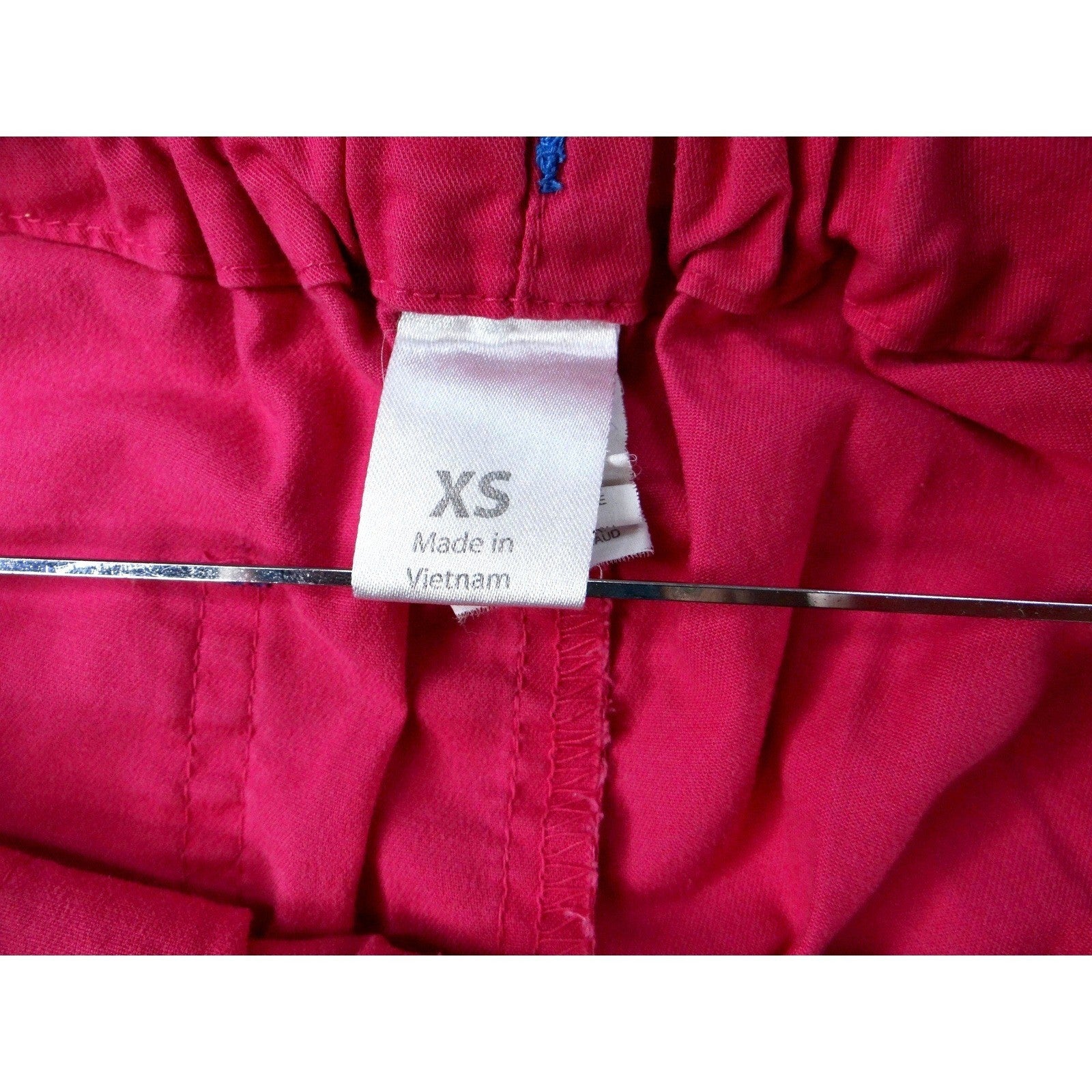 Hot Pink Scrub Pants Women's Cargo Pockets Drawstring Waist