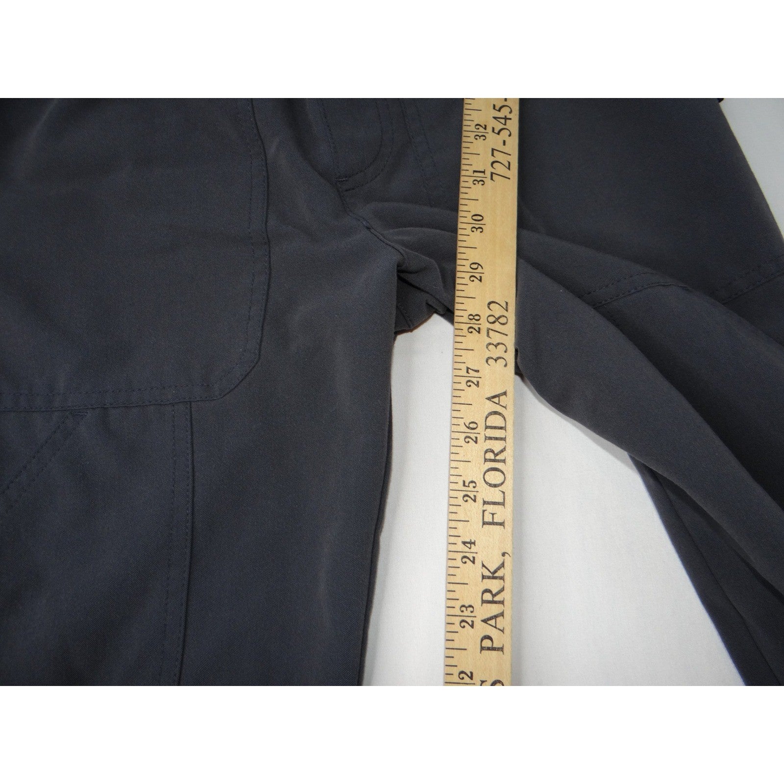 Koi Next Gen Womens XXS Regular Grey Scrub Pants Elastic Waist Cargo Pockets