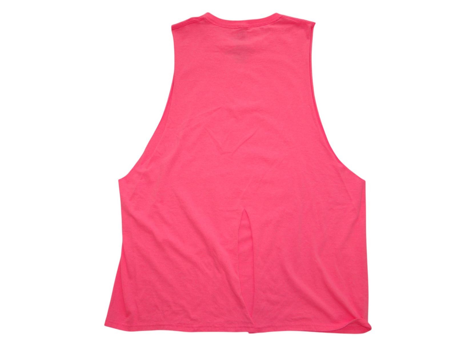 Pink Sleeveless Vintage Themed Graphic Tank Top - Stay Golden