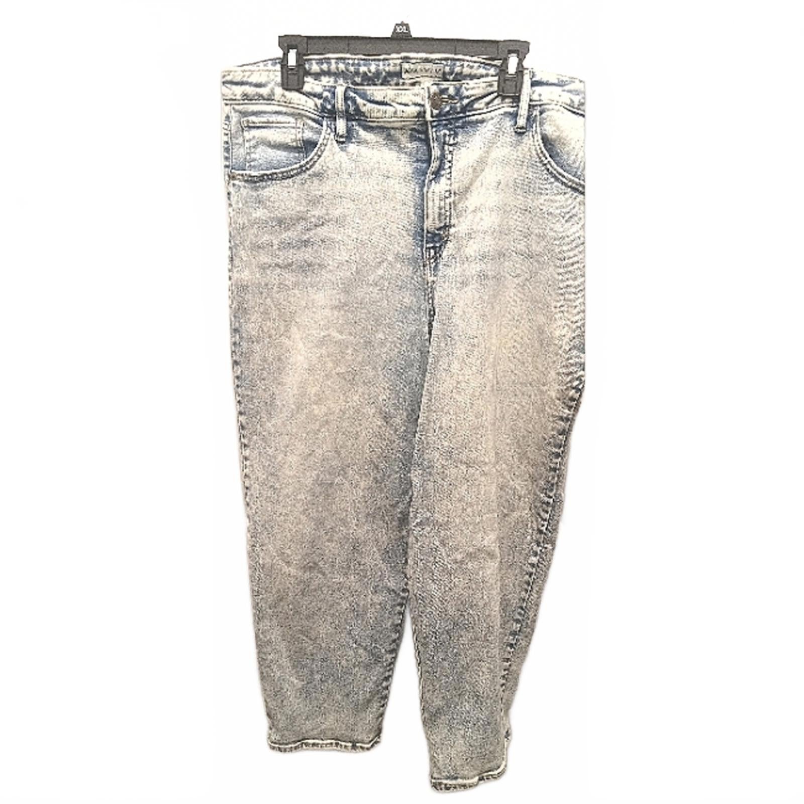 Ava & Viv High-Waisted Distressed Denim Jeans