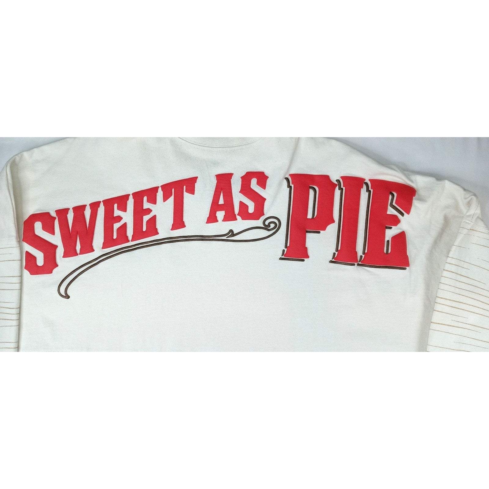 Vintage Disney Over-Sized Long Sleeve TShirt Minnie Mouse Sweet As Pie Womens L