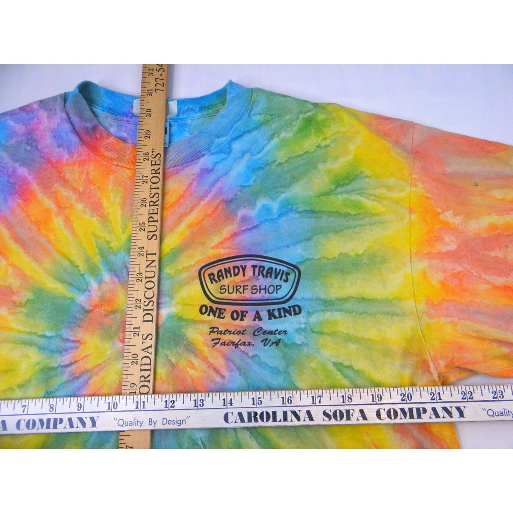 Randy Travis Surf Shop Tie Dye T Shirt One of a Kind Patriot Center Fairfax VA